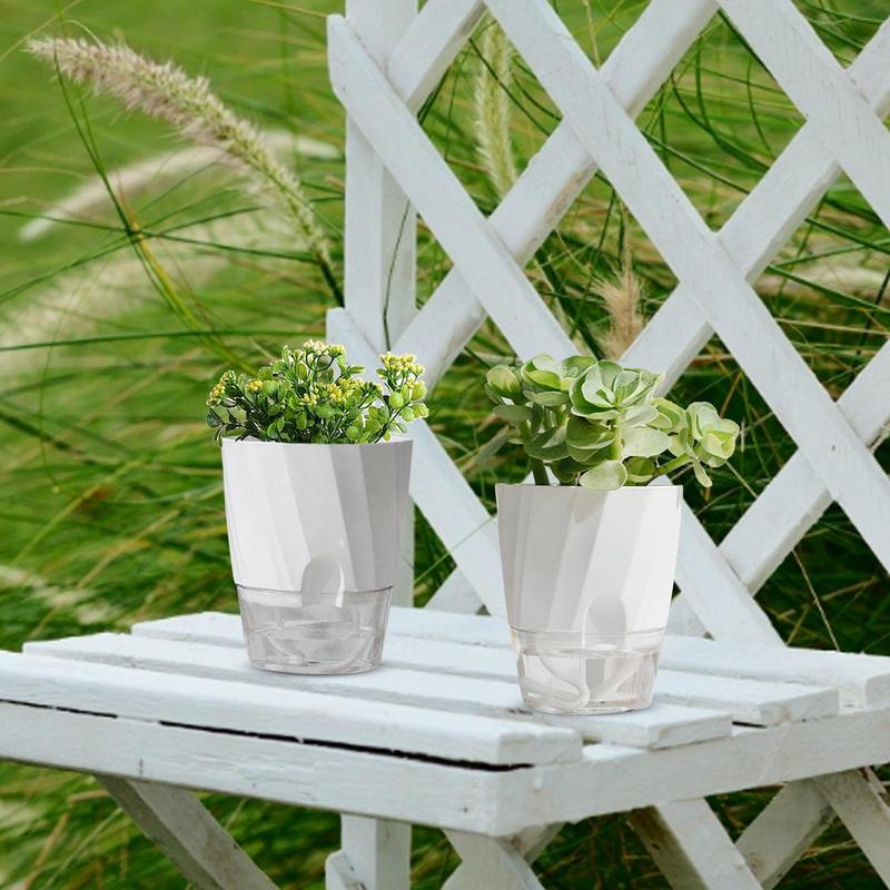 Self Watering Flower Pot Indoor Plant Pots Pots For Indoor Plants Wicking Pots Modern Decorative Planter Pot For House Plants