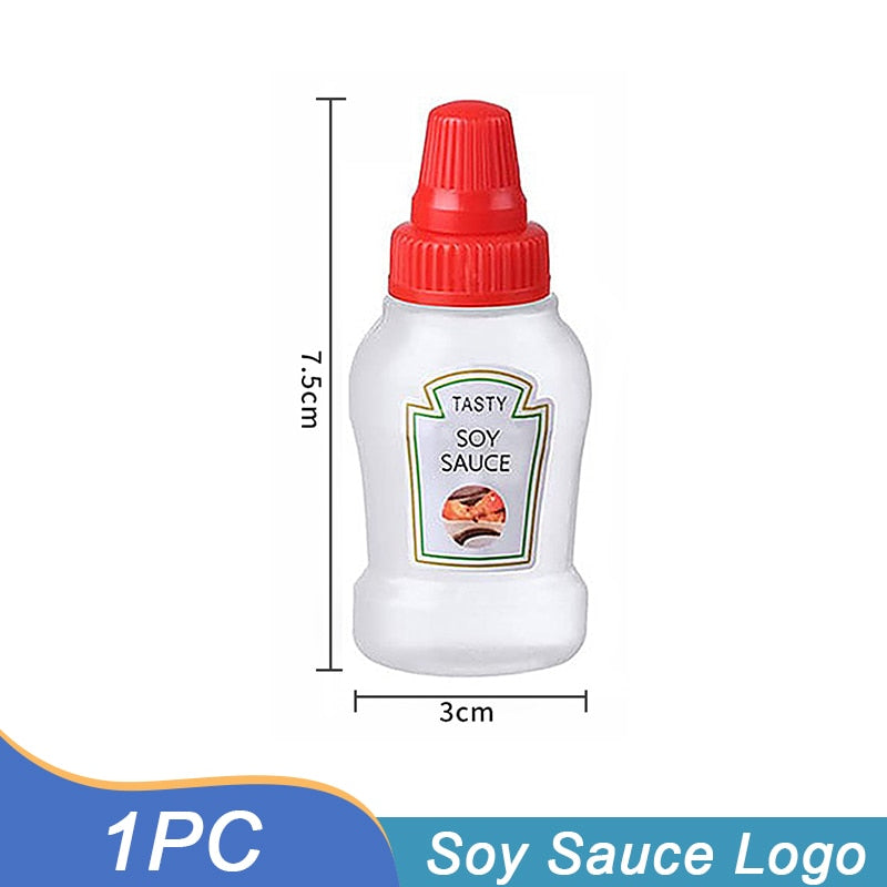 Mini Tomato Ketchup Bottle Portable Sauce Salad Squeeze Bottle Small Bento Honey Bottle Storage In Lunch Box Kitchen Accessories