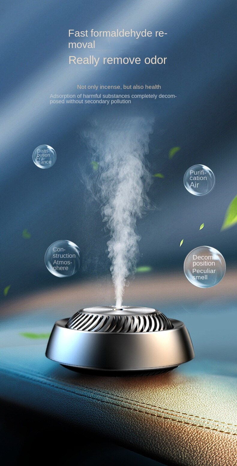 Smart Air Freshener Car Aromatherapy Fragrance For Purifying Seat Perfume Air Humidifier Diffuser Accessories