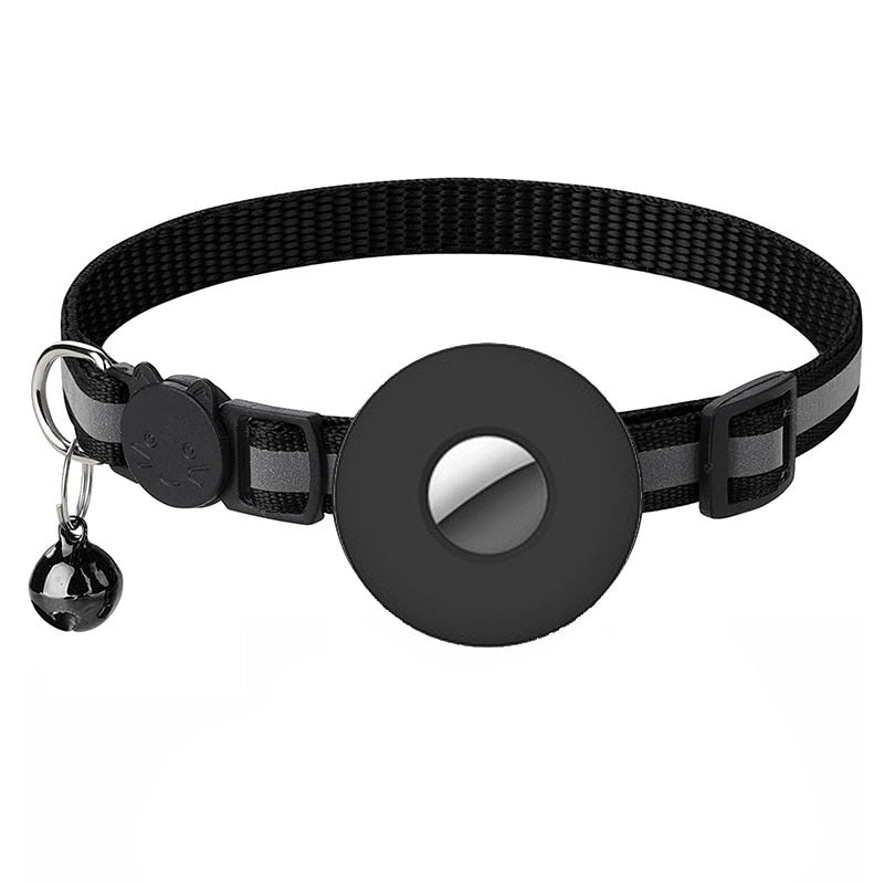 Portable Pet Locator Collar Lightweight Adjustable Fashion Cat Tracker Collar for Apple AirTag Air Tags Small Pet Accessories