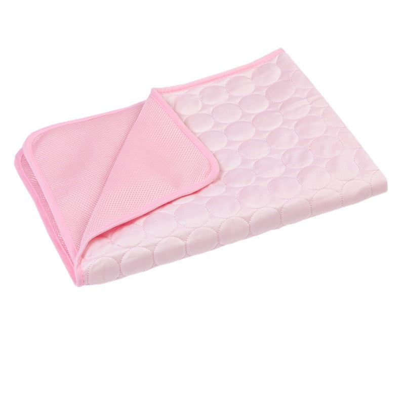 Dog Mat Cooling Summer Pad Pet Ice Pad For Dogs Cat Blanket Sofa Breathable Bed Summer Washable For Small Dogs Pet Supplies