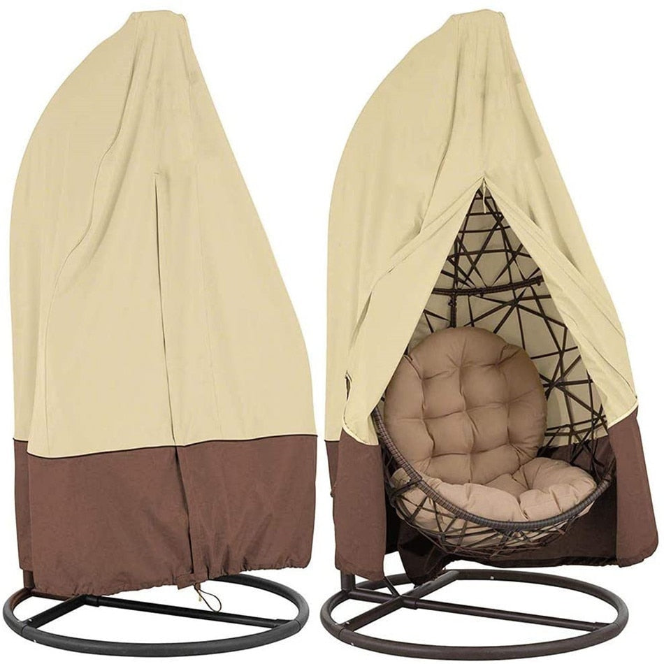 Hanging Egg Swing Chair Waterproof Dustproof Protective Cover Furniture Cover Waterproof Outdoor Garden Outdoor Protection Cover