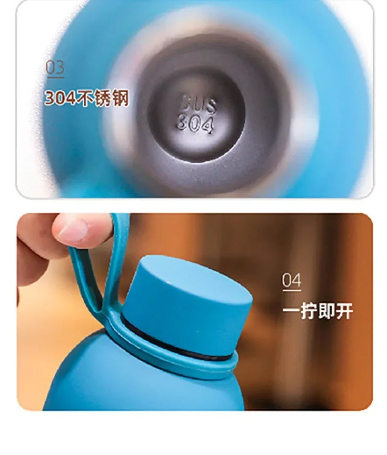 Sanrio 500 ML Thermos Mug Hello Kitty Cartoon 304 Stainless Steel Portable Water Cup Travel Water Bottle Kawaii Cups Kids Gifts