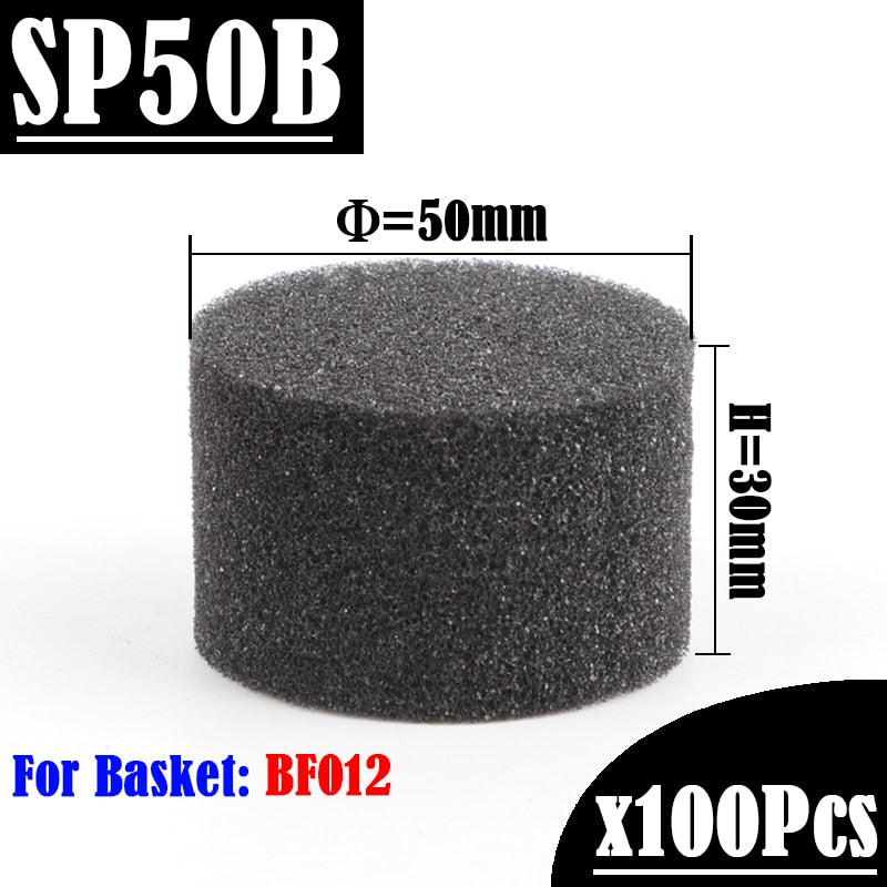 20/100Pcs Black Hydroponic Sponge Garden Vegetable Soilless Cultivation Growing Media Sponge Hydroponic Baskets Planting Sponge
