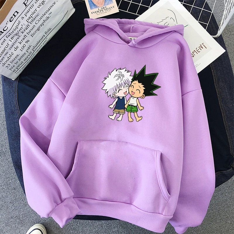 Japanese Hot Hunter x Hunter cartoon anime hoodie 2020 winter women Harajuku fashion pullovers long sleeve top sweatshirt women