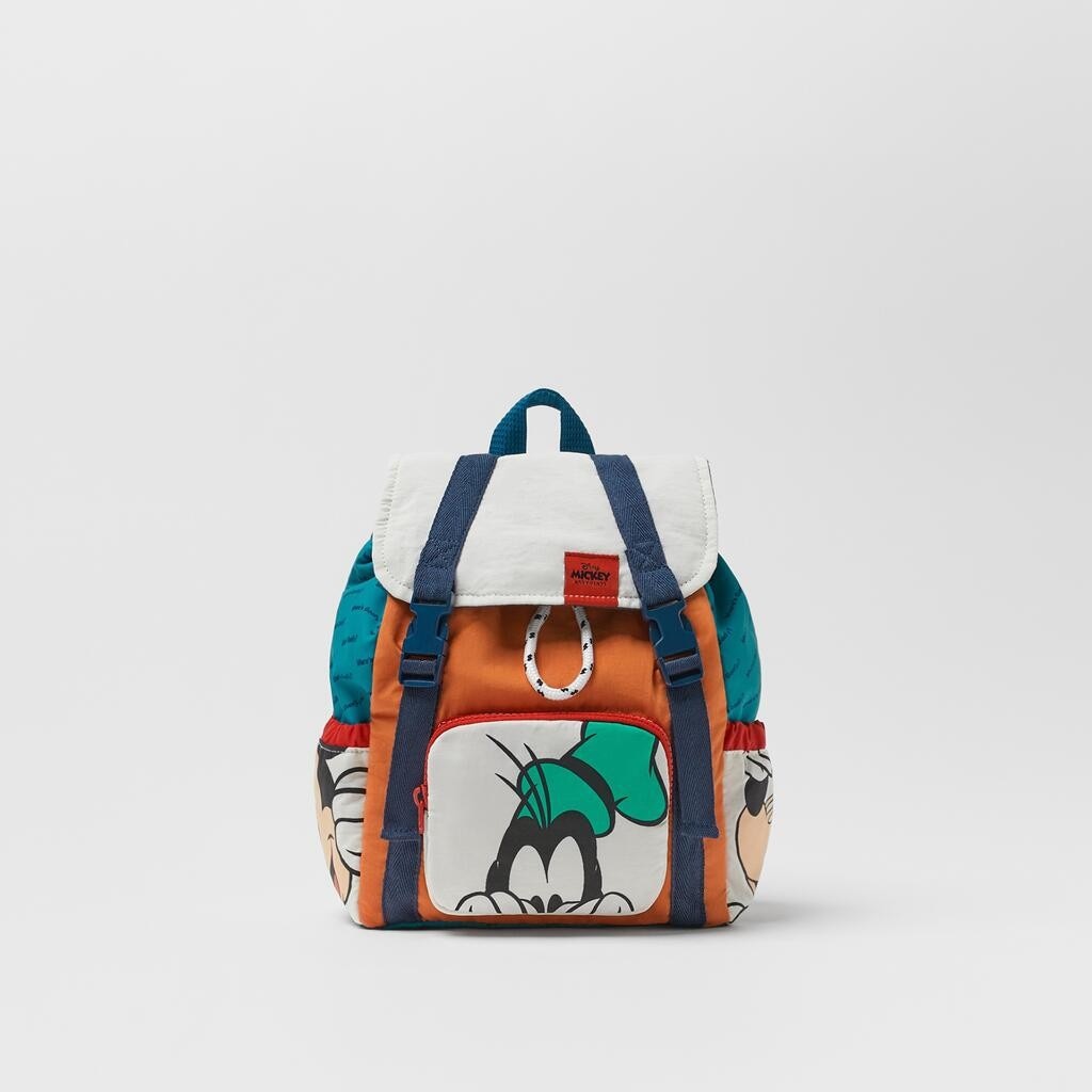 2022 Disney Women's Backpack Mickey Mouse Cartoon Pattern Large Capacity School Bag for Kindergarten Boy Girl Travel Bag Mochila