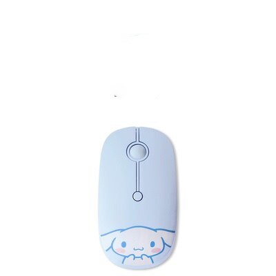 Cartoon Sanrio Wireless Mouse Kuromi My Melody Accessories Cute Beauty Kawaii Anime Silent Usb Laptop Desktop Pc Toys Girls Gift