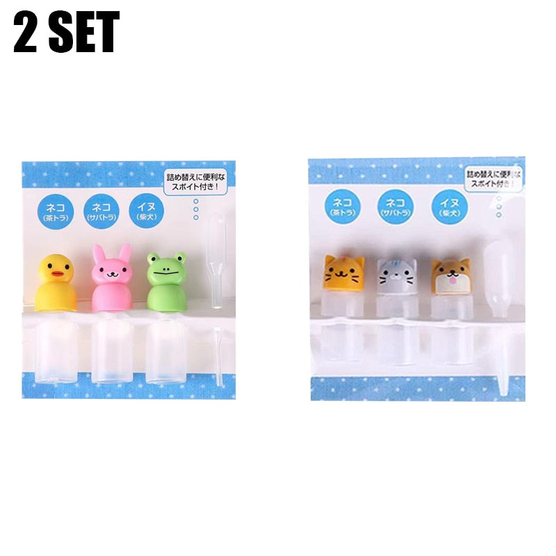 Cartoon Sauce Bottle Mini Bento Box Animal Friend Soy Sauce Box Tomato Sauce Honey Salad Sauce Container Bento Box Accessories