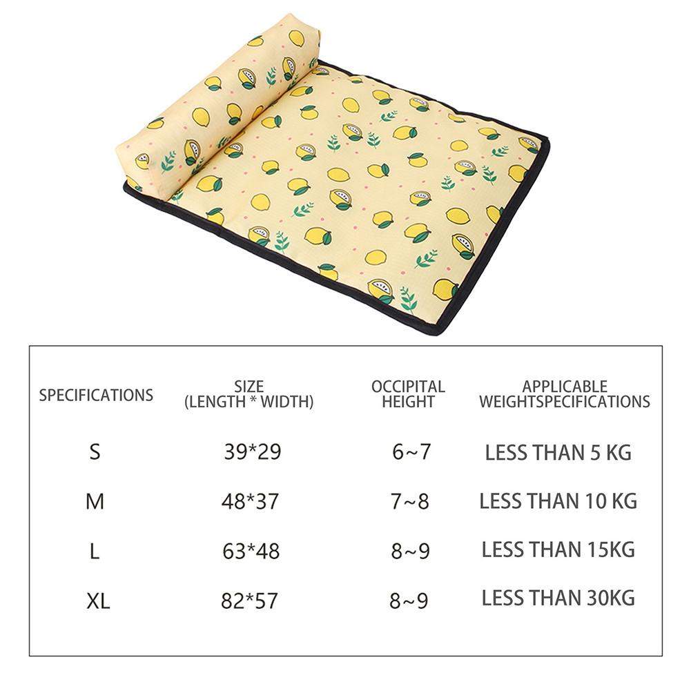 New Pet Cooling Mat Dog Pillow Pad Summer Dogs Cats Ice Silk Cooling Blanket Cushion Pet Sofa Kitten Puppy Supplies