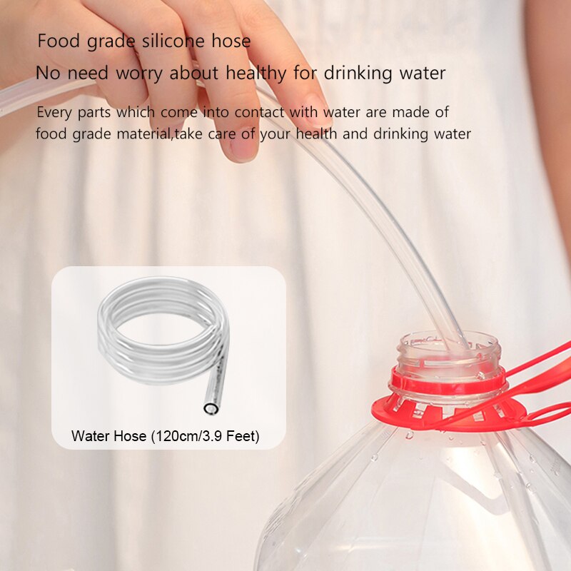 Electric Water Gallon Pump Automatic Water Bottle Pump Dispenser Desktop X115 Rechargeable Water Pump Dispenser With Stand