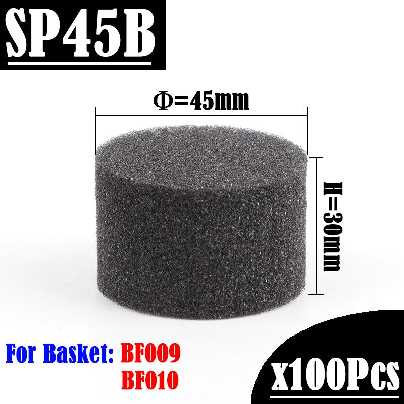 20/100Pcs Black Hydroponic Sponge Garden Vegetable Soilless Cultivation Growing Media Sponge Hydroponic Baskets Planting Sponge