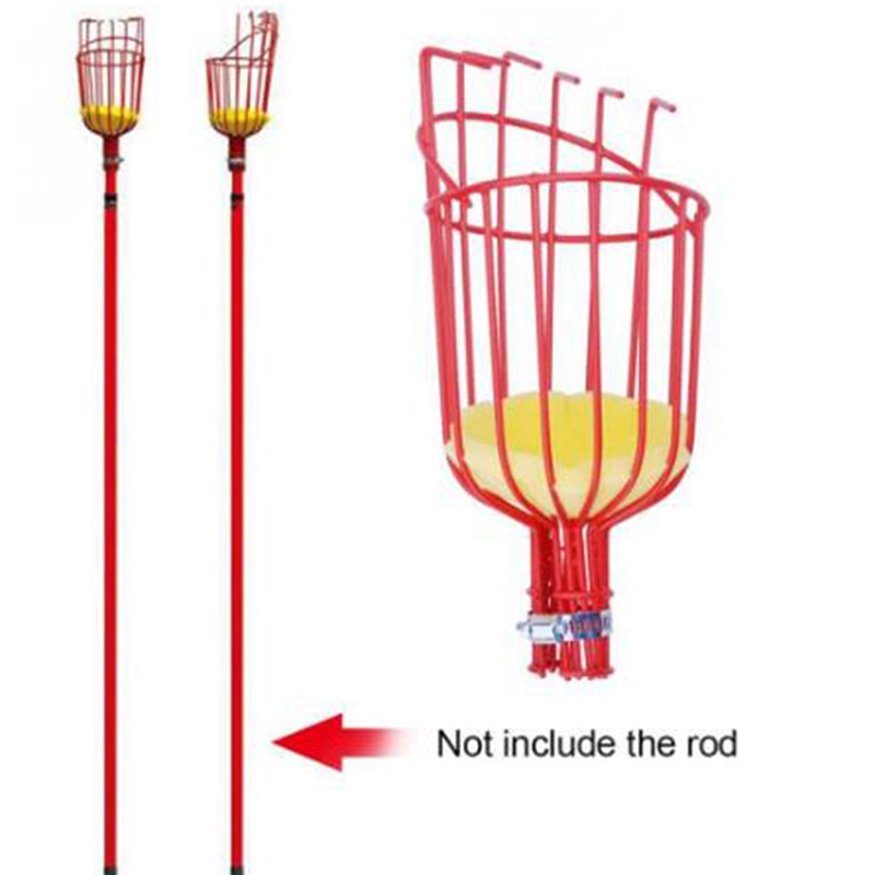Garden Tools Deep Basket Fruit Picker Head Convenient Fruit Picker Catcher Apple Peach Picking Farm Garden Picking Device