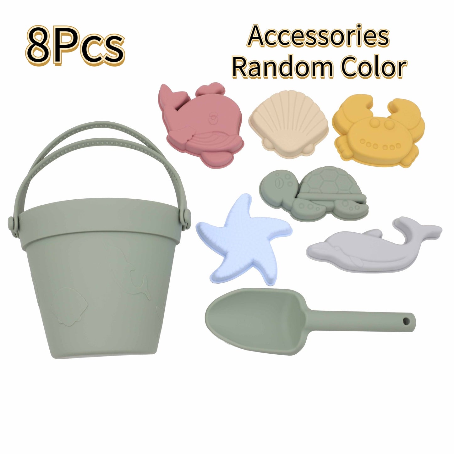 Summer Beach Toy for Kids Soft Silicone Sandbox Set Beach Game Toy for Send Children Beach Play Sand Water Play Tools beach cart