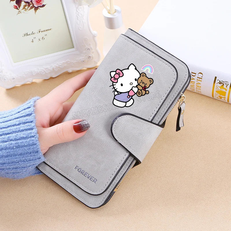 Hello Kitty Wallet Women Wallets Card Wallet Coin Wallet Women Bags for Women Purse ID Wallets Female Coin Purse Birthday Gift