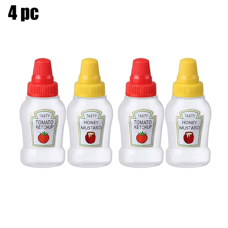 Cartoon Sauce Bottle Mini Bento Box Animal Friend Soy Sauce Box Tomato Sauce Honey Salad Sauce Container Bento Box Accessories
