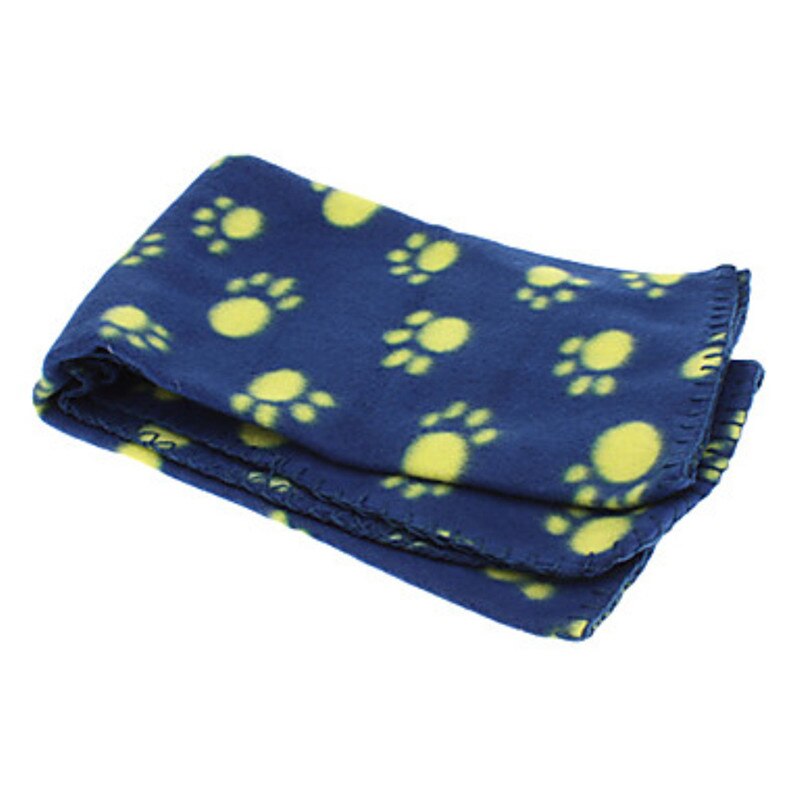 Baby Warm Fleece Blanket Newborn Baby Boy Blankets Cartoon Blanket Pet Paw Print Design Mat Sofa Blanket Baby Bed Accessories