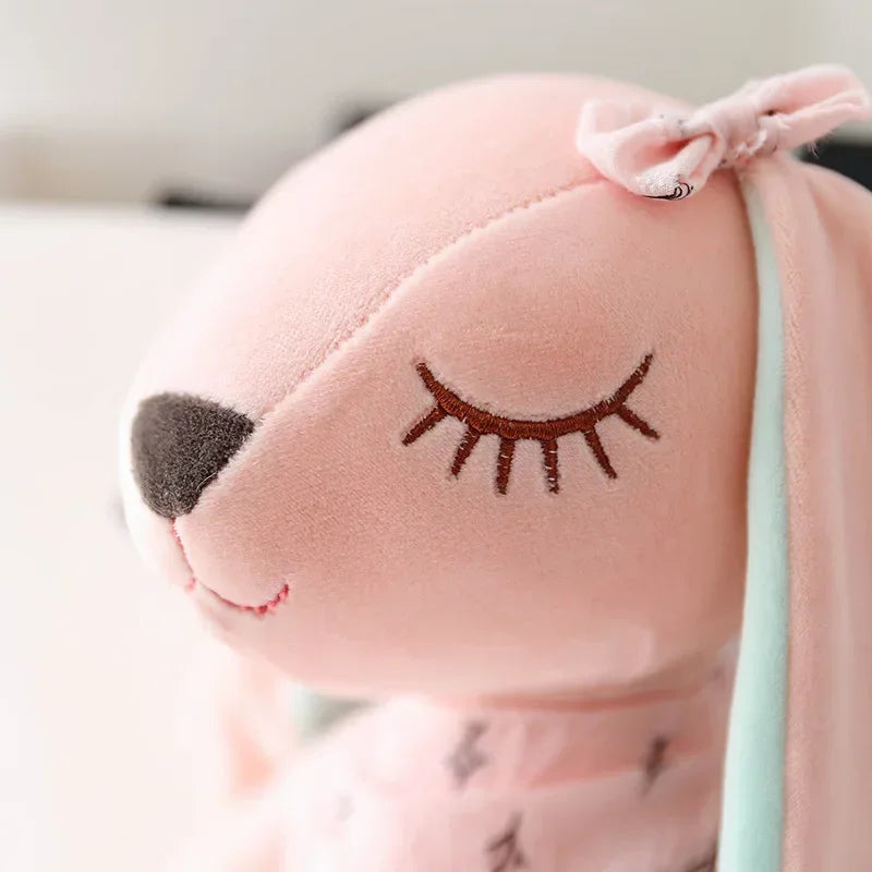 KAWASIMAYA Long Ear Rabbit Plush Toys Baby Sleep Comfort Dolls Stuffed Soft Animal Toys Lovely Rabbit for Children Girls 35CM