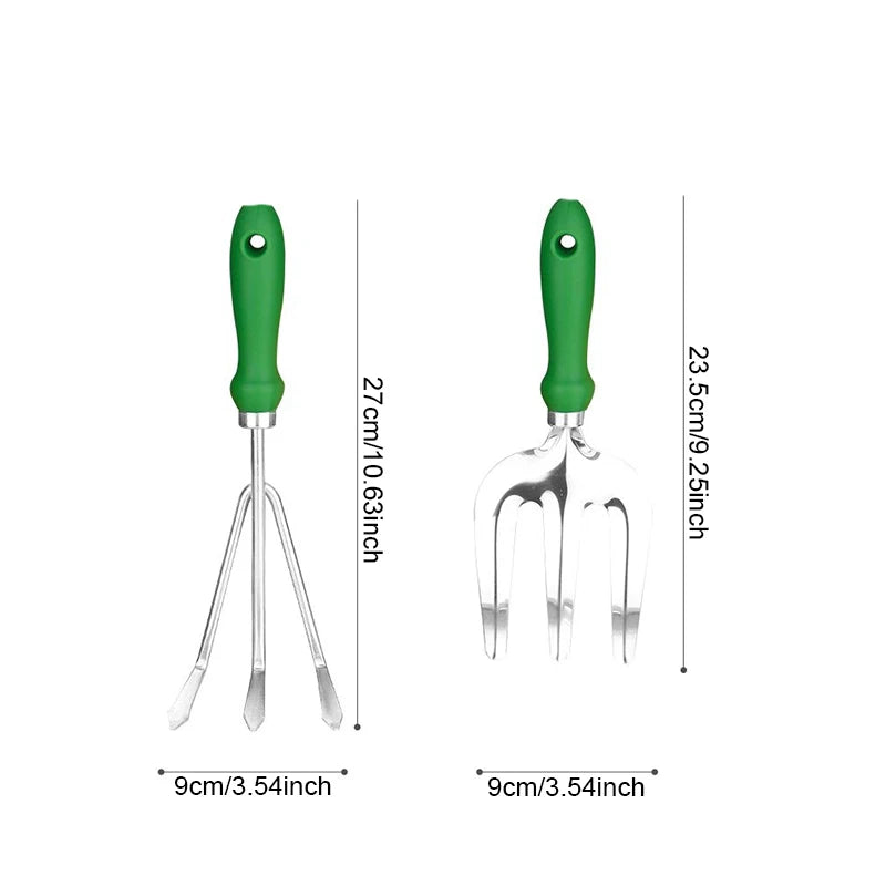 Pruning Shears Scissors Garden Tool Set Duty Aluminum Weeder Gardening Hand Tools Kit Transplanter Ergonomic Handle