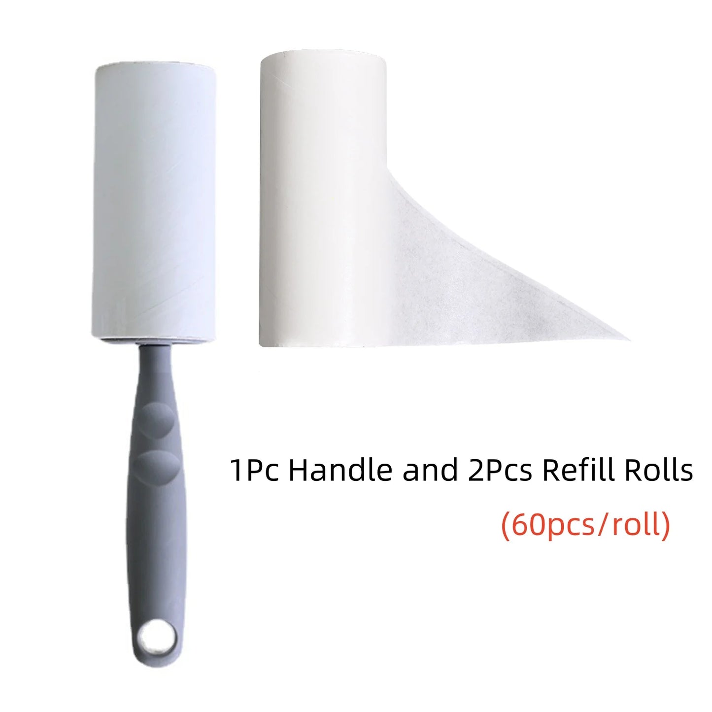 Lint Roller With Refills Sticky Remover Pet Dog Hair Clothes Sofa Dust Cleaning Remover Replaceable Roll Brush CleaningAccessory