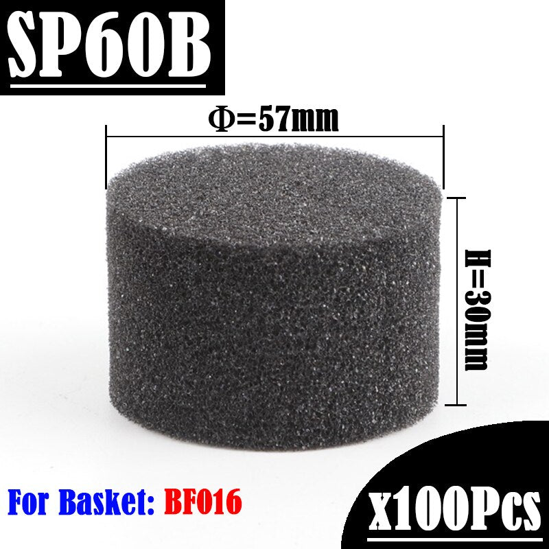 20/100Pcs Black Hydroponic Sponge Garden Vegetable Soilless Cultivation Growing Media Sponge Hydroponic Baskets Planting Sponge