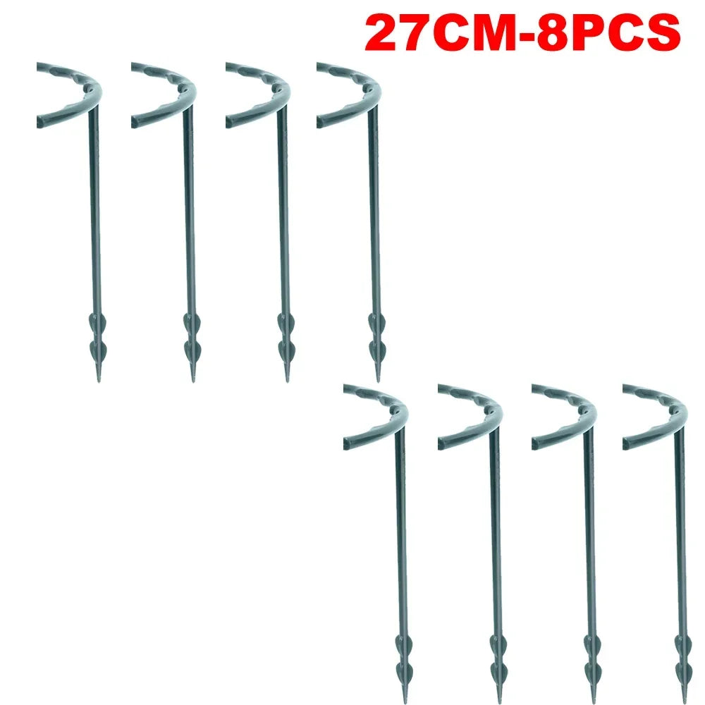 Plastic Plant Support Pile Stand Plant Support Pile for Flowers Greenhouses Arrangement Fixing Rod Holder Garden Tools
