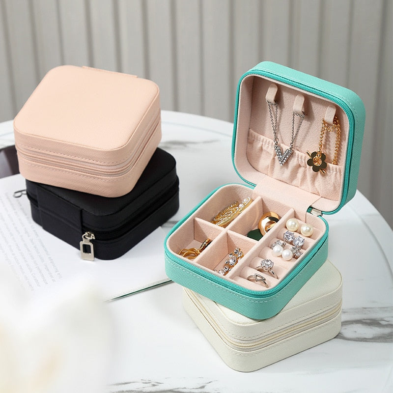 Caja organizadora de joyería para mujer, estuche de almacenamiento de maquillaje, joyería a granel, regalos para invitados de boda, suministros de accesorios para mamá, venta al por mayor