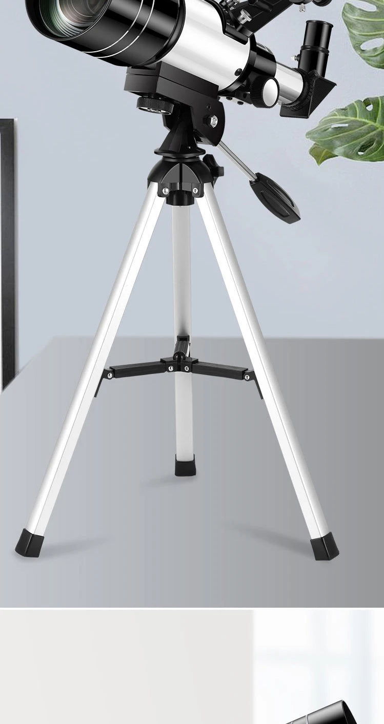 Professional Astronomical Telescope F30070 Monocular 150 Times Zoom HD Night Vision View Moon Star AZM70300 Stargazing
