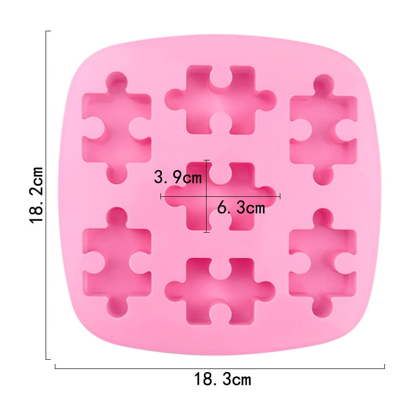 Block Silicone Mold Building Brick Robot Chocolate Jelly Ice Cube Tray Cake Decoration Cupcake Topper Kids Birthday Party Car