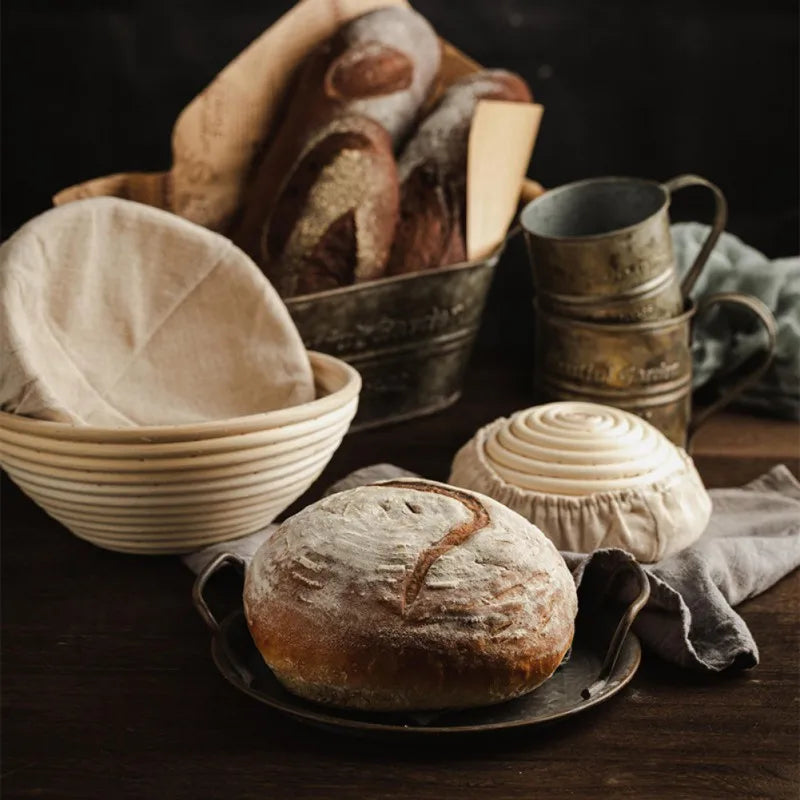 Oval Dough Banneton Brotform Dougn Rattan Bread Proofing Baskets Rattan Wicker Fermentation Sourdough Basket 18 Sizes