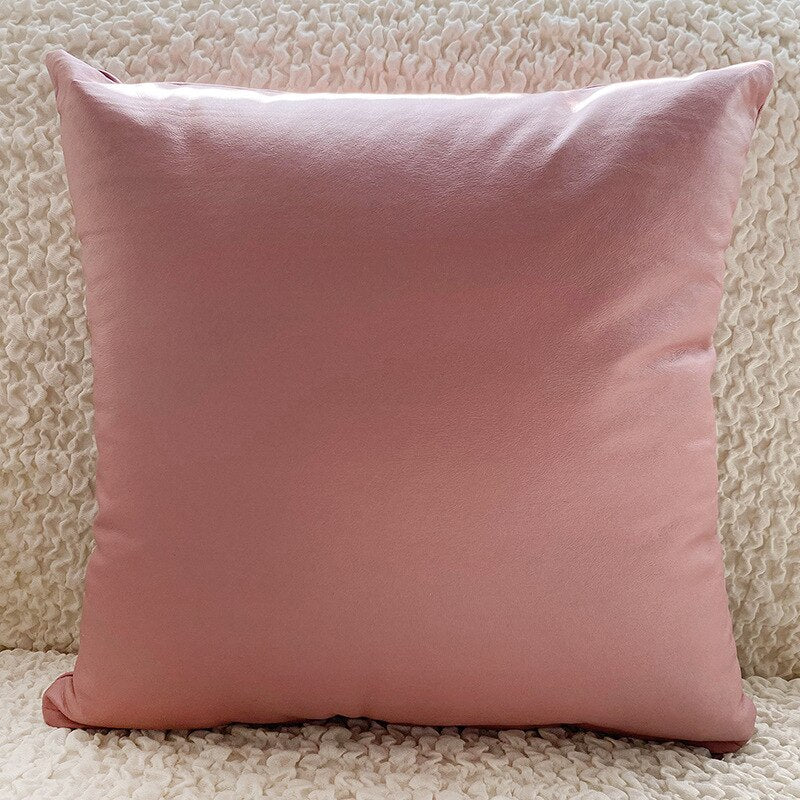 Imitation Leather Cushion Cover for Pillow PU Waterproof Decorative Cushions for Bed Cushion Covers 45*45 Home Decoration Modern