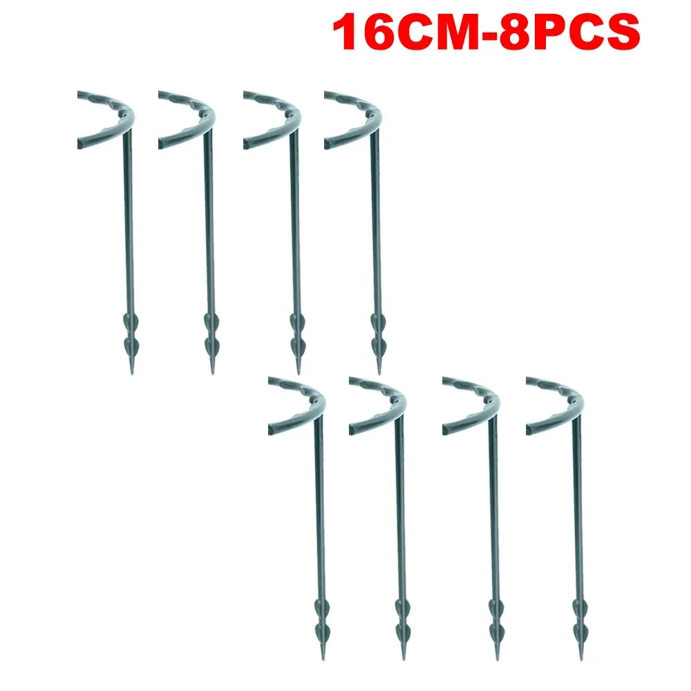 Plastic Plant Support Pile Stand Plant Support Pile for Flowers Greenhouses Arrangement Fixing Rod Holder Garden Tools