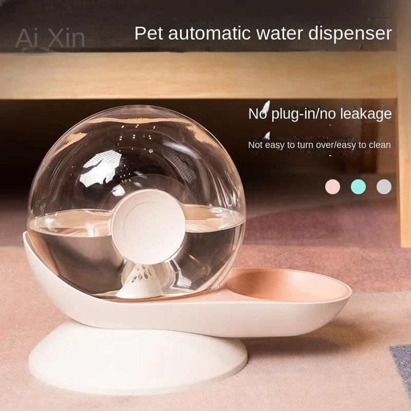 Pet Supplies Snail Automatic Cat Dog Drinking Bowl Fountain Water Dispenser Large-capacity Cat Drink Bowl Without Electricity