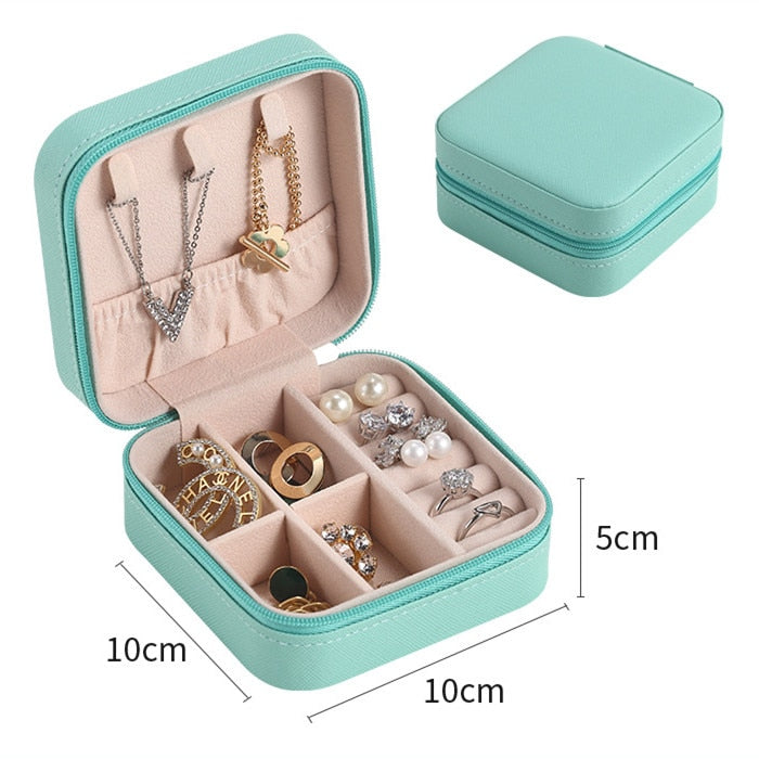Caja organizadora de joyería para mujer, estuche de almacenamiento de maquillaje, joyería a granel, regalos para invitados de boda, suministros de accesorios para mamá, venta al por mayor