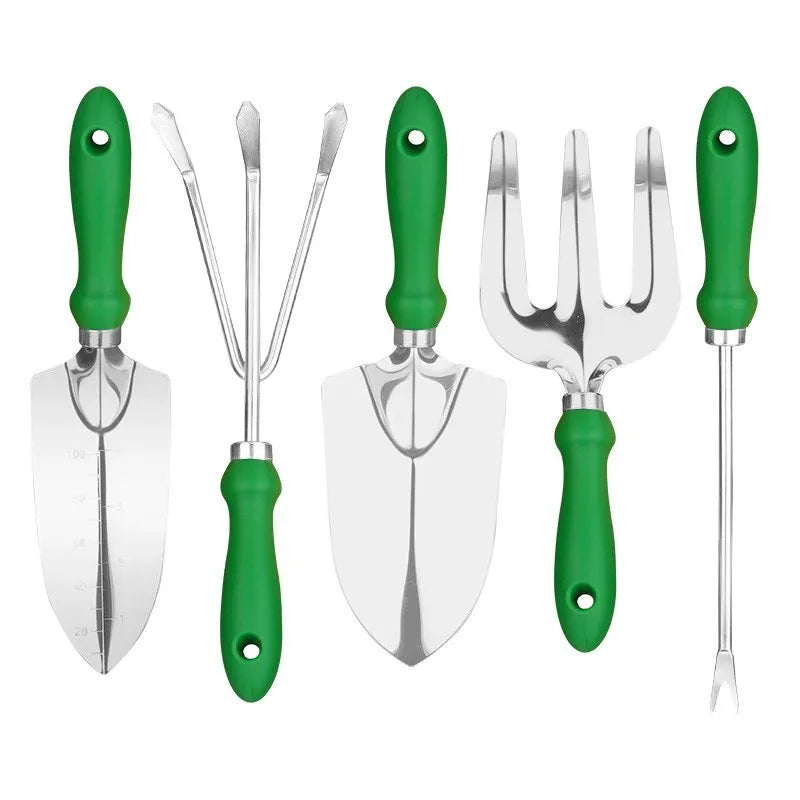 Pruning Shears Scissors Garden Tool Set Duty Aluminum Weeder Gardening Hand Tools Kit Transplanter Ergonomic Handle