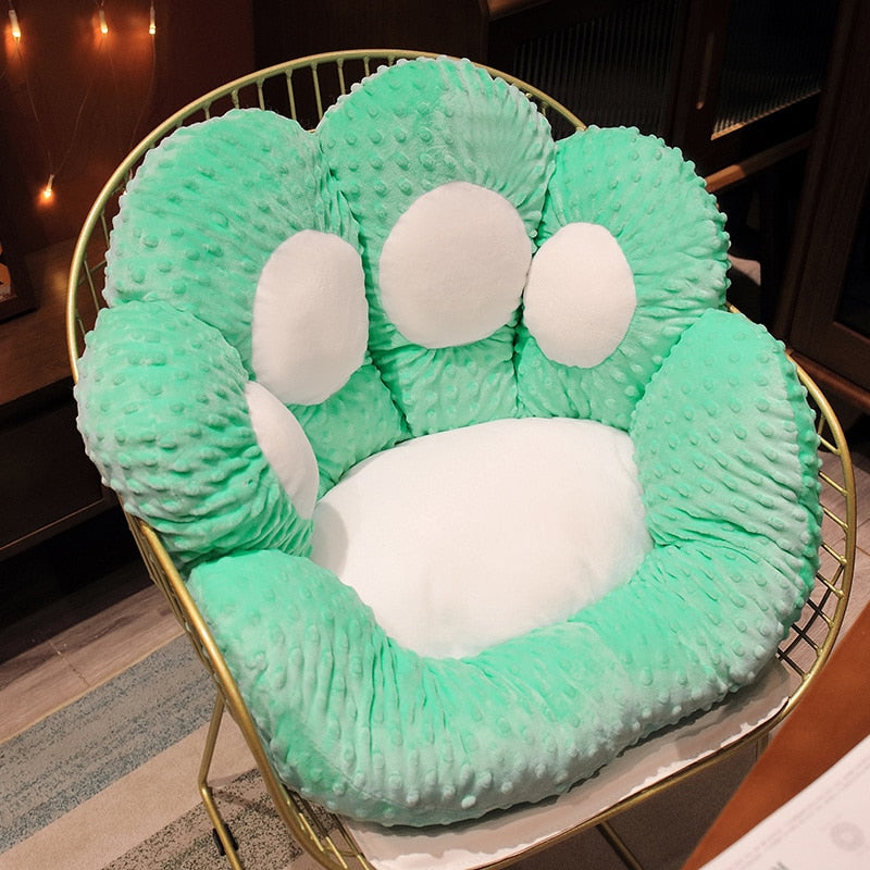 2 Sizes INS Bear&Cat Paw Pillow Animal Seat Cushion Stuffed Plush Sofa Indoor Floor Home Chair Decor Winter Children Girls Gift