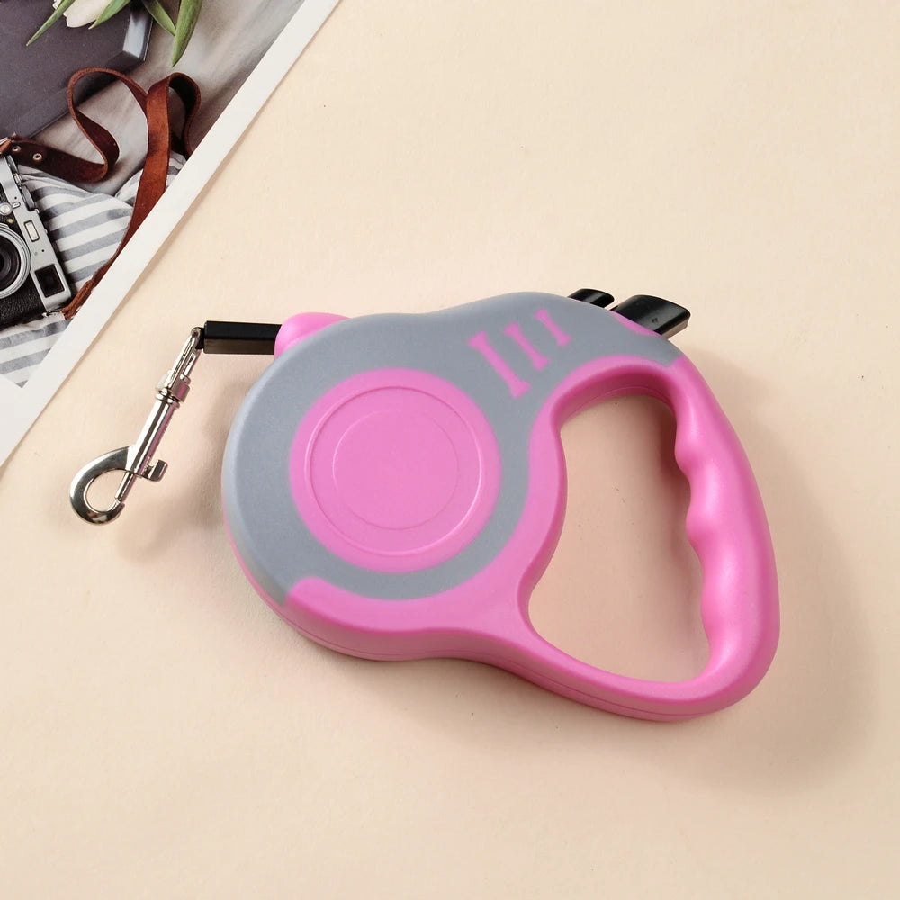3 Meters 5 Meter Retractable Pet Dog Leash for Small Big Dogs Hiking Walking Traction Rope French Bulldog Chihuahua Accessories
