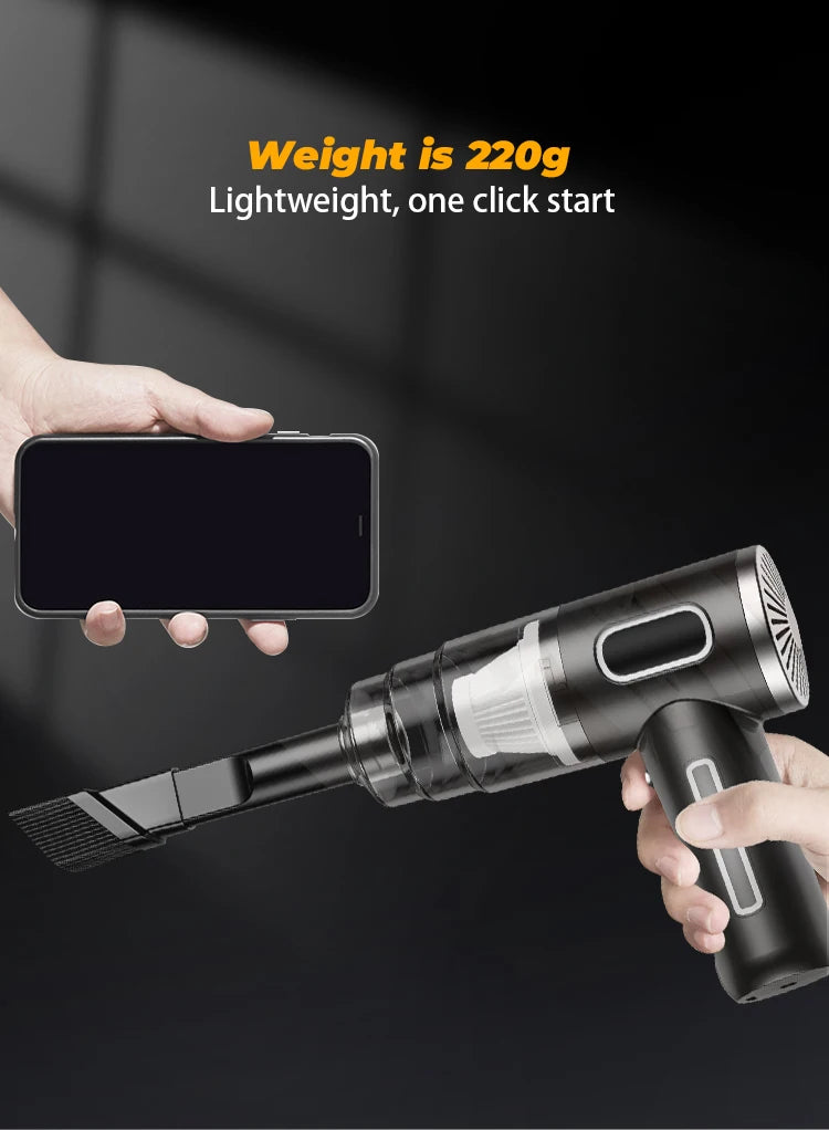 BELIBUY Car Vacuum Cleaner Portable Powerful Wireless Vacuum Cleaner Home Carpet Cleaner Home Appliance Mini Cleaning Machine