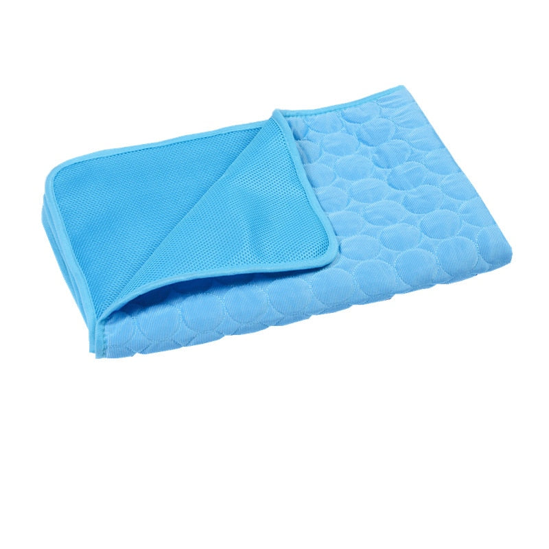 Dog Mat Cooling Summer Pad Pet Ice Pad For Dogs Cat Blanket Sofa Breathable Bed Summer Washable For Small Dogs Pet Supplies