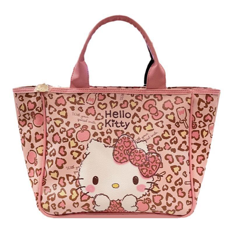 New Kawaii Cartoon Anime Sanrio Casual Tote Bag Shoulder Bag Cute Hello Kitty Large Capacity Storage Bag Shoulder Bag Girl Gift