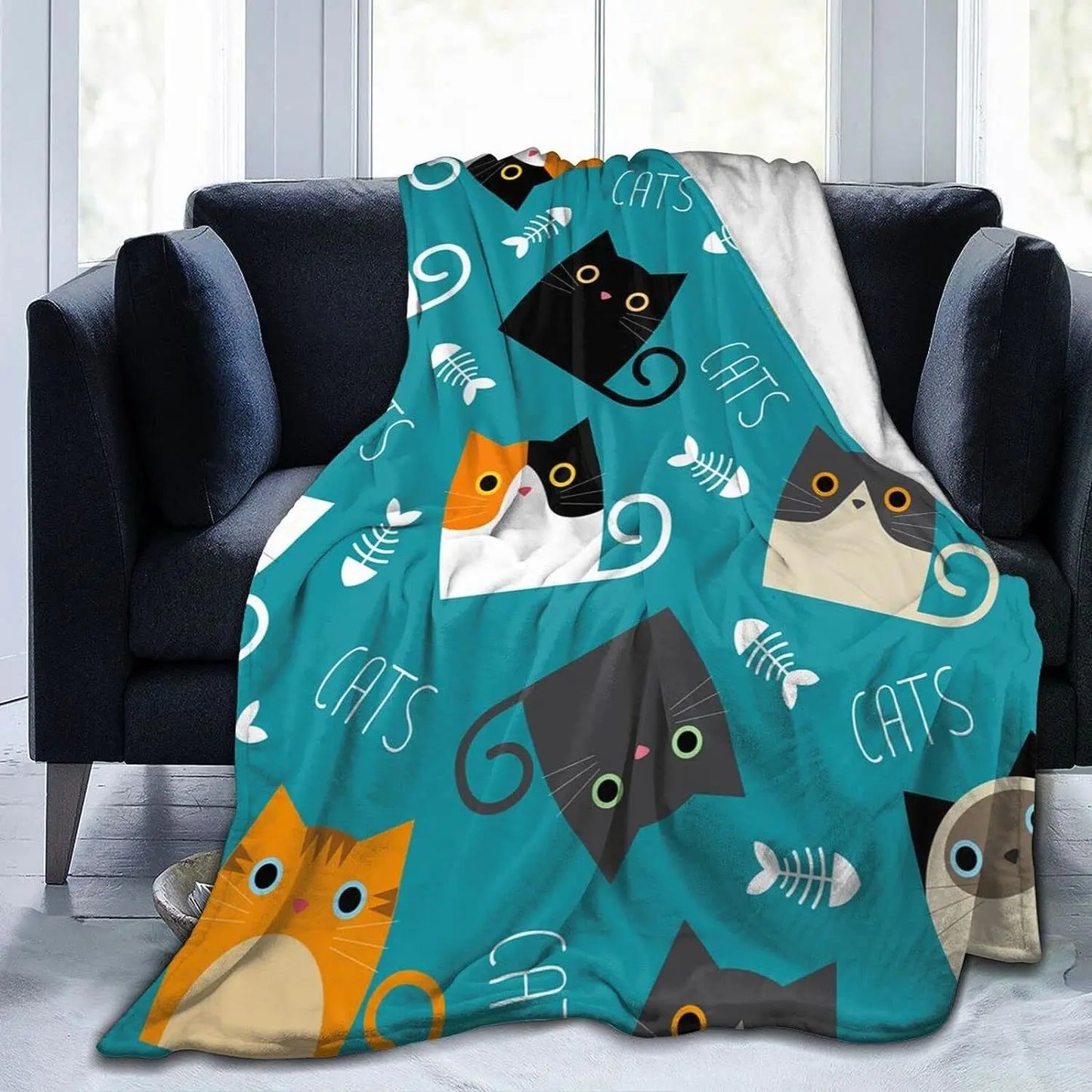 Noedic Style Thick Bed Blanket Layer New Winter Lamb Fleece Blanket Home Warm Sherpa Soft Sofa Cover Throw Flannel Blanket Mats