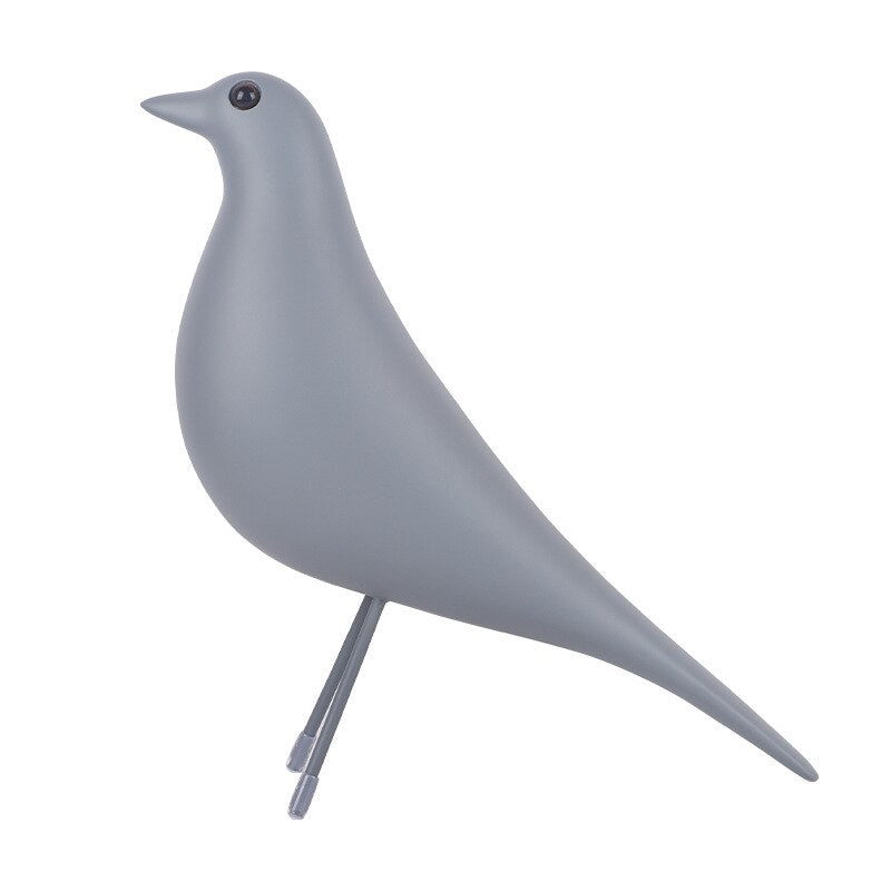 ERMAKOVA The Mid Century Bird Figurine House Bird Animal Statue Dove of Peace European Mascot Home Bar Coffee Decor