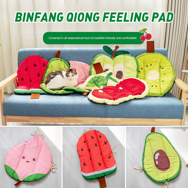 Dog Mat Cooling Summer Pad Mat Dogs Cat Blanket Sofa Breathable Cold Pet Dog Bed Summer Washable Small Medium Large Dogs Ice Pad