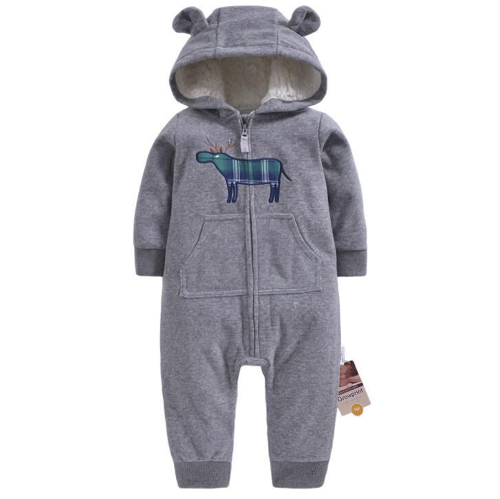2023 Spring Autumn Newborn Baby Boys Girls Warm Clothing Long Sleeve Mom Children Romper Cotton Kids Garments Soft Pajama 0-2y