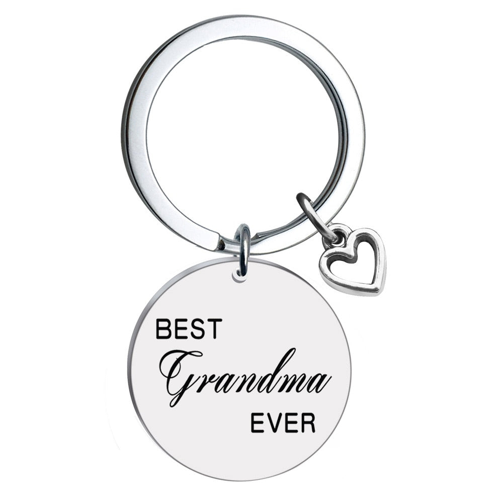 Stainless Steel Keychain Heart-shaped Keychain