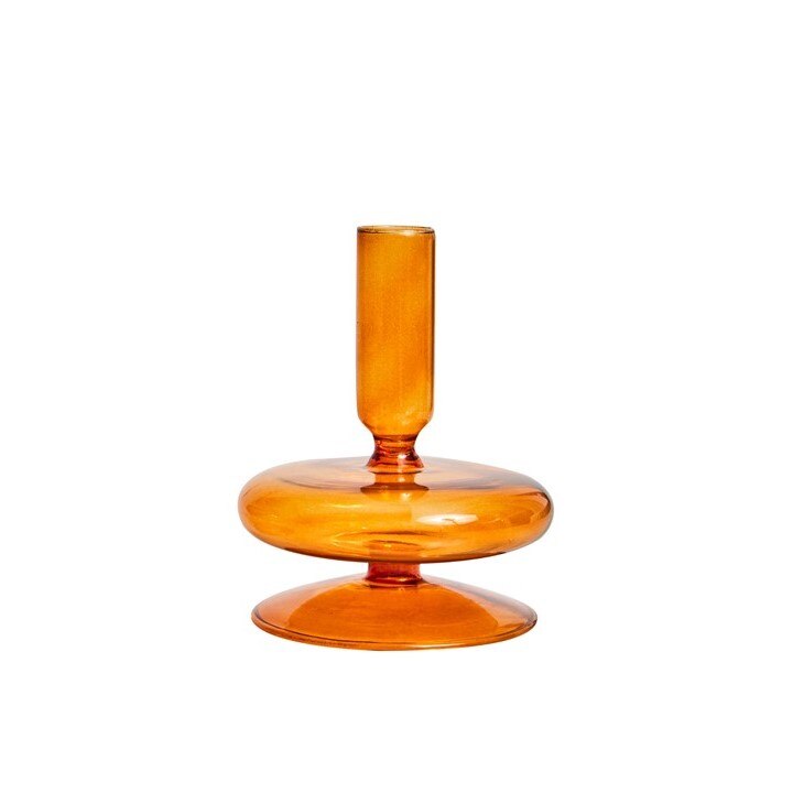Handmade Colored Vintage Glass Candlestick candle holders Romantic Dinner Decoration for Home Wedding Taper Candle Holder Gift