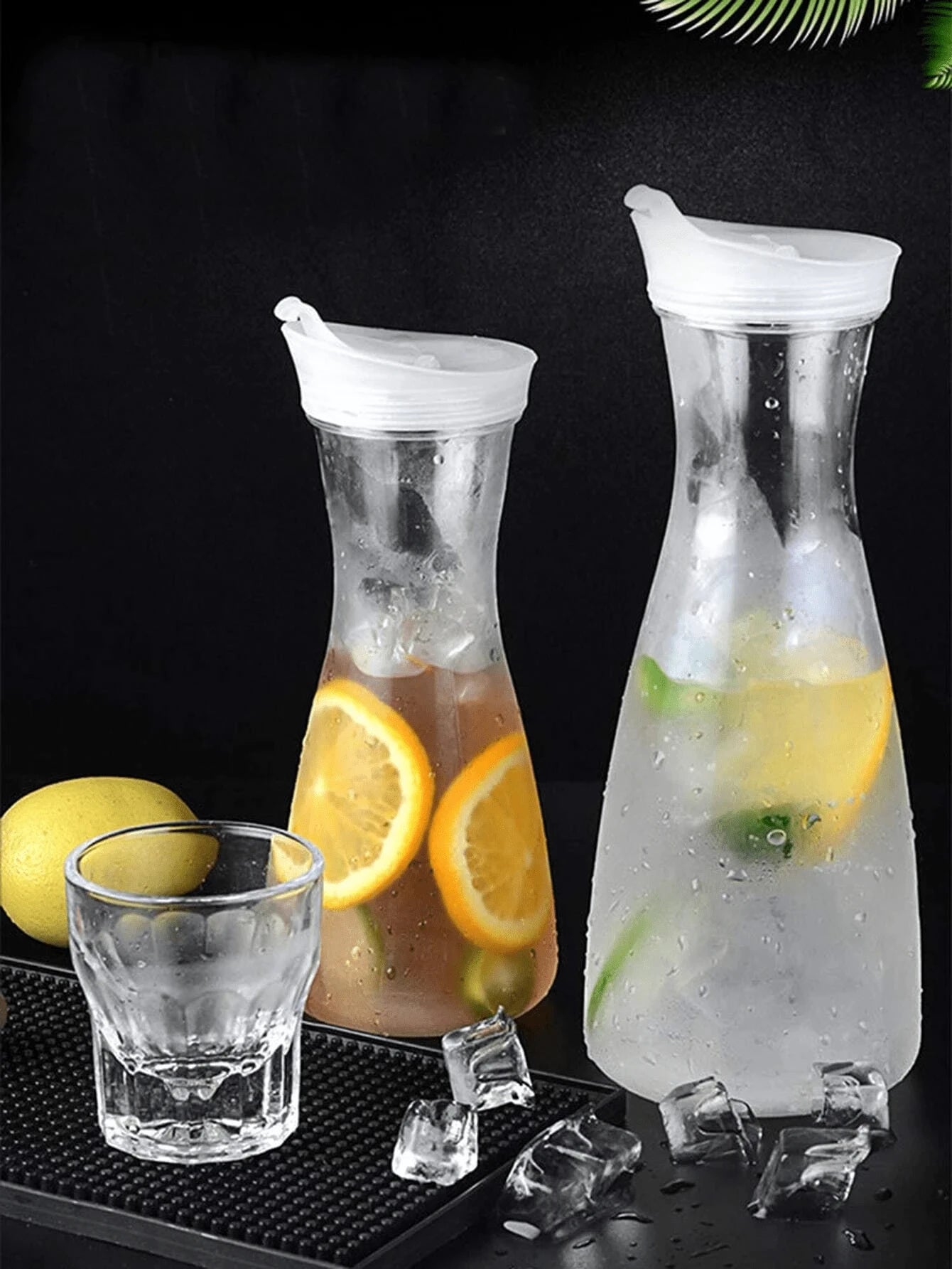 600/1100/1600ml Acrylic Juice Cold Water Bottle Large Capacity Coffee Milk Pot Heat-resistant Water Pitcher Jug Drinkware