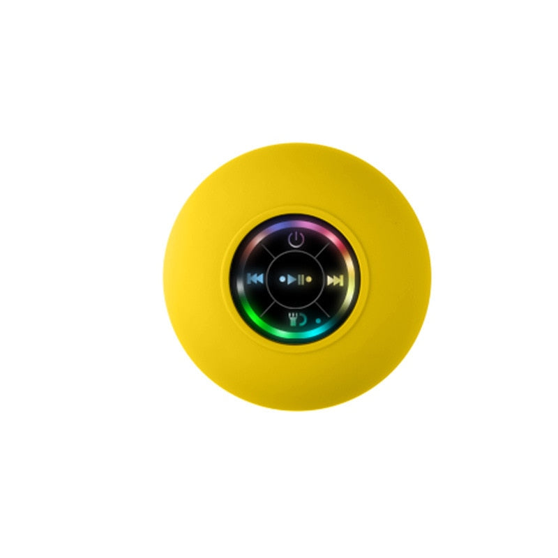 Mini Bluetooth Speaker Waterproof Bathroom Audio Wireless Shower Speakers RGB Light for Phone Soundbar Hand Free Car Loudspeaker