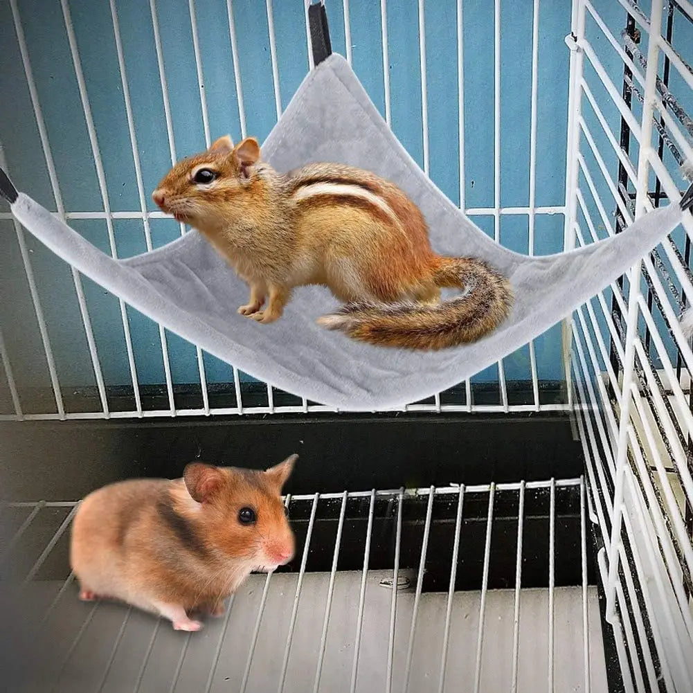 Hanging Corner Hammock with Hooks for Lizard Leopard Gecko Bearded Dragon Ferrets Rats Guinea Pigs Chinchillas Hamsters Hedgehog