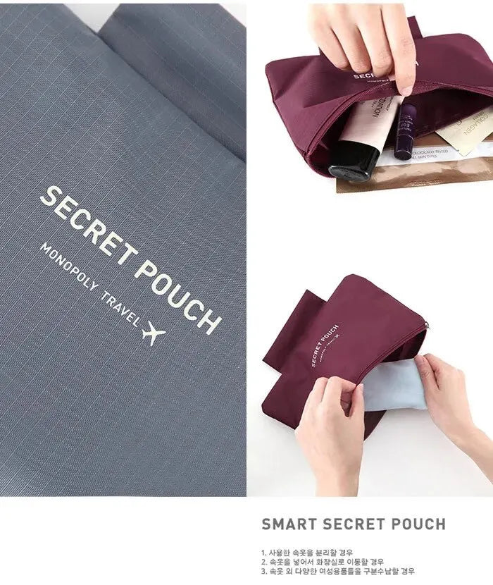 Portable Travel Storage Bag Multi-function Bra Underwear Organizer Bags Toiletry Cosmetic Case for Outdoor Travel
