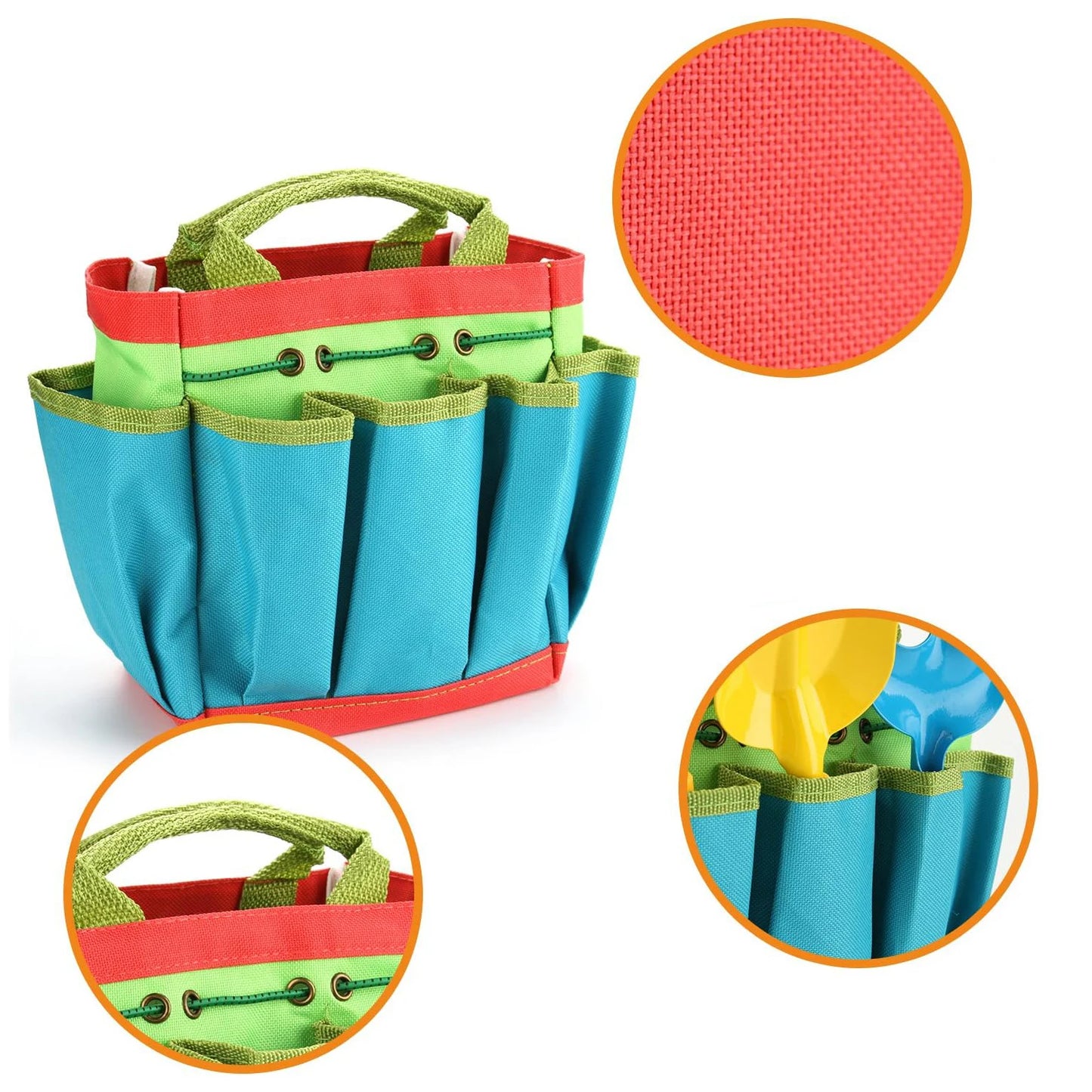 Colorful Garden Tools Toys for children Outdoor Gardening Trowel Shovel Rake Yard Watering Pot Digging Beach Safe Toys Kids Gift